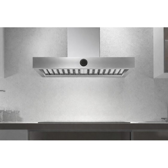 AIRFORCE AIRFORCE Vis Boxy IX/A/90 90cm Inox Απορροφητήρας Εντοιχιζόμενος Τζάκι